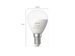 Philips Hue P45 E14 lyspære 5,1W 2200-6500K White Ambiance - 2 pakning