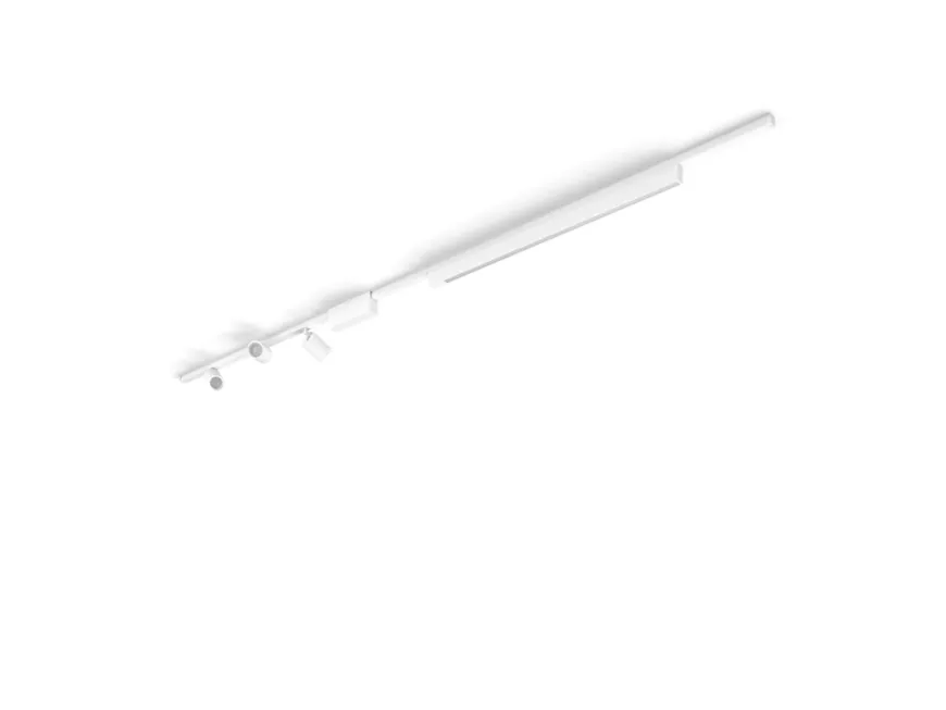 Philips Hue smart Perifo spotskinne 3 spotter og 1 lyslinje 2,5 meter Hue White Color Ambiance