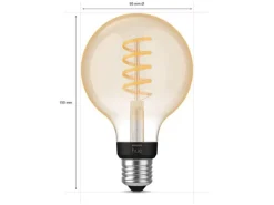 Philips Hue white LED 7W E27 G93 2200-4500 Kelvin - 95 mm