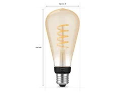 Philips Hue white LED 7W E27 ST72 2200-4500 Kelvin - 72 mm