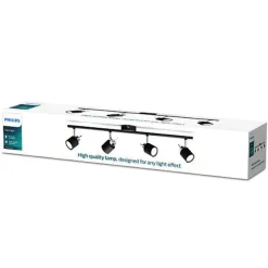 Philips Meranti skinne med 4 spot GU10