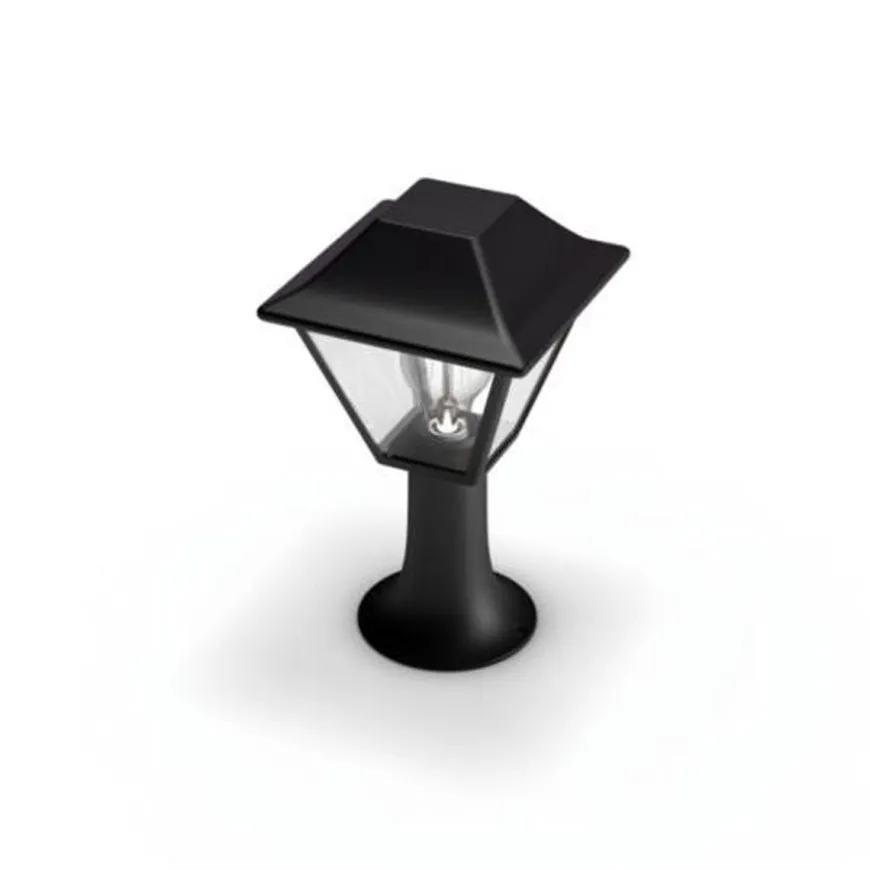 Philips myGarden Alpenglow portstolpe utendørs IP44 - Svart