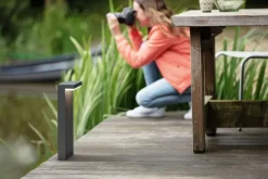 Philips myGarden Bustan pullert 40 cm utendørs IP44 2x4,5W LED - Antrasitt