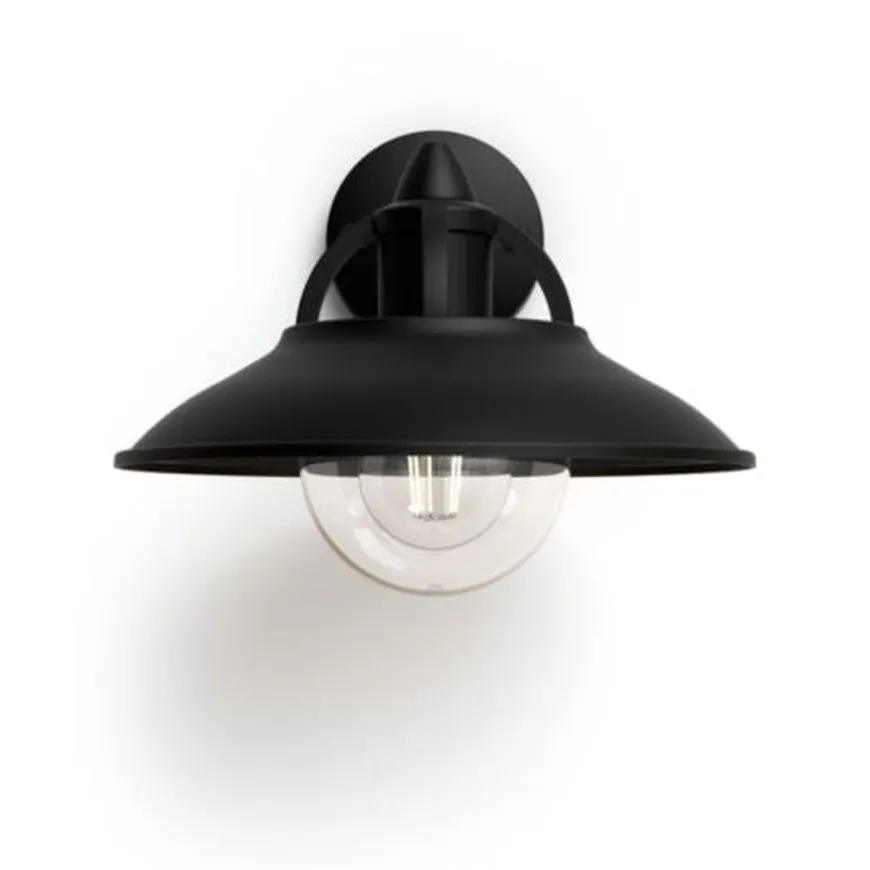 Philips myGarden Cormorant vegglampe utendørs IP44 - Svart