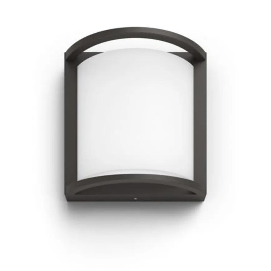 Philips myGarden Samondra vegglampe utendørs IP44 12W LED - Svart