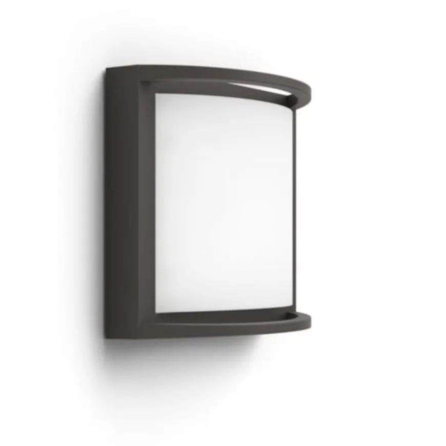 Philips myGarden Samondra vegglampe utendørs IP44 12W LED - Svart