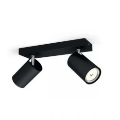 Philips myLiving Kosipo dobbel takspot, matt Svart