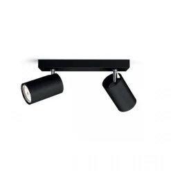 Philips myLiving Kosipo dobbel takspot, matt Svart
