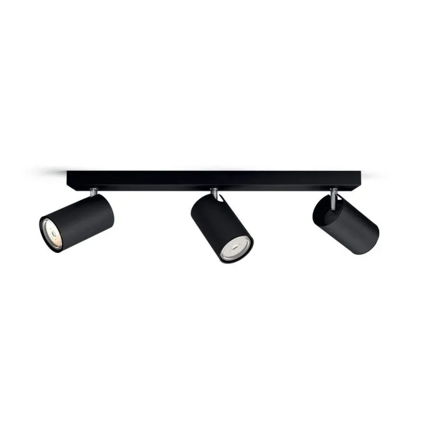 Philips myLiving Kosipo takspot 3, matt Svart