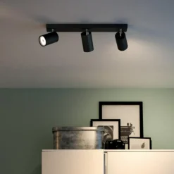 Philips myLiving Kosipo takspot 3, matt Svart