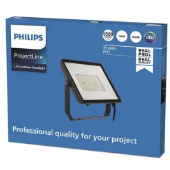 Philips ProjectLine lyskaster utendørs 100W 4000K IP65 - Svart