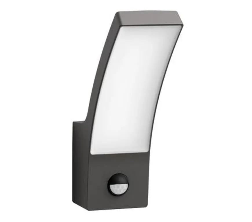 Philips Splay vegglampe utendørs IP44 12W LED m/sensor - Antrasitt