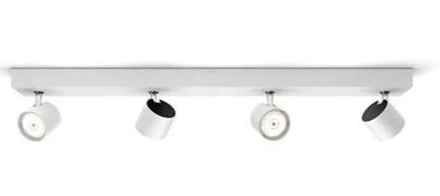 Philips Star Warmglow 4 LED-spot dimbar - Hvit