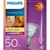 Philips 7,0W (50W), GU5,3, wamglow - Dimbar