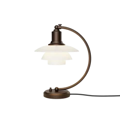PH 2/2 Luna aged brass opal bordlampe