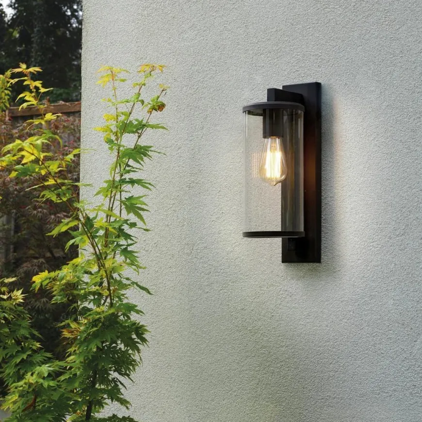 Pimlico vegglampe utendørs - Svart