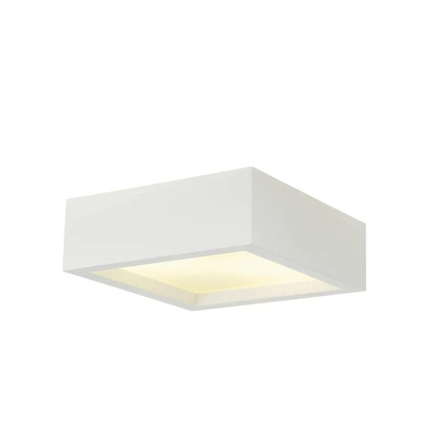 Plastra firkantet taklampe 25x25 cm E27