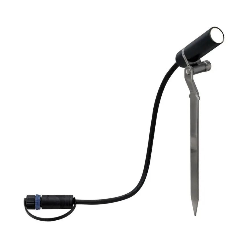 Plug & Shine Platini spot med spyd 2W 3000 Kelvin IP65