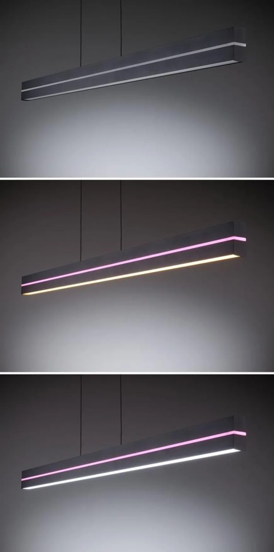 Raiko takpendel 19/6W 2700-6500 Kelvin RGB med fjernkontroll