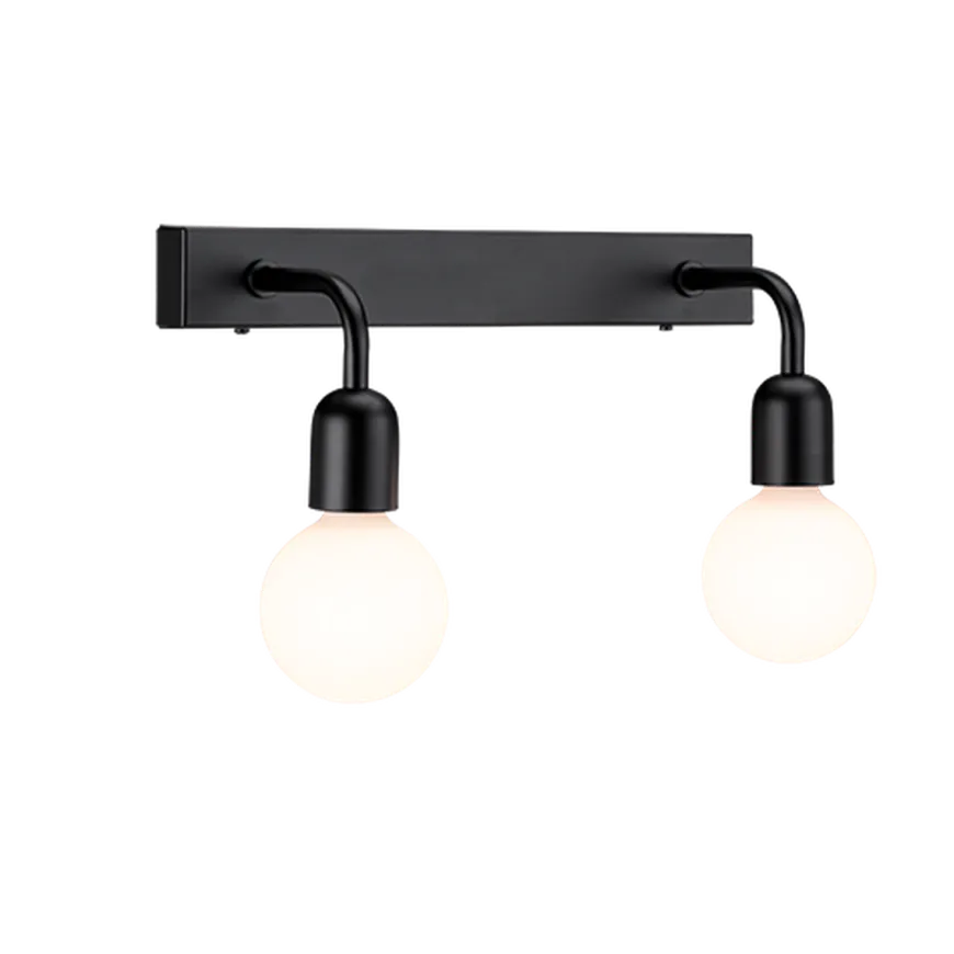 Regal dobbel vegglampe IP44 E27