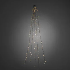 Ring slynge for juletre 5x40 LED 240 cm - Amber