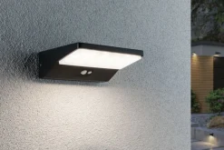 Ronas vegglampe utendørs 3,4W 3000 Kelvin m/bevegelses sensor - Solcelle