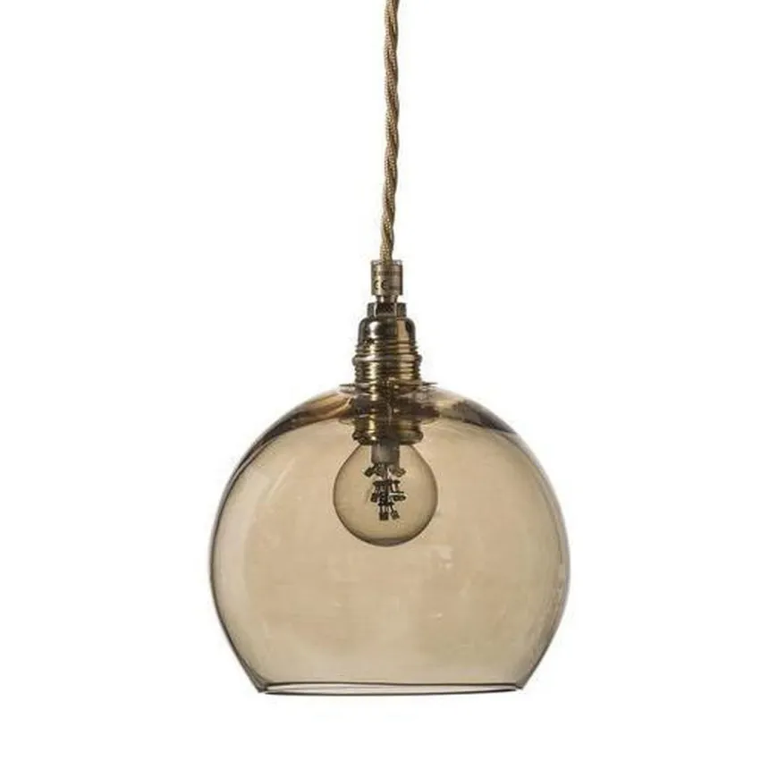 Rowan takpendel 15,5 cm Golden Smoke/gull
