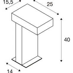 Rusty pullert 40 cm IP44