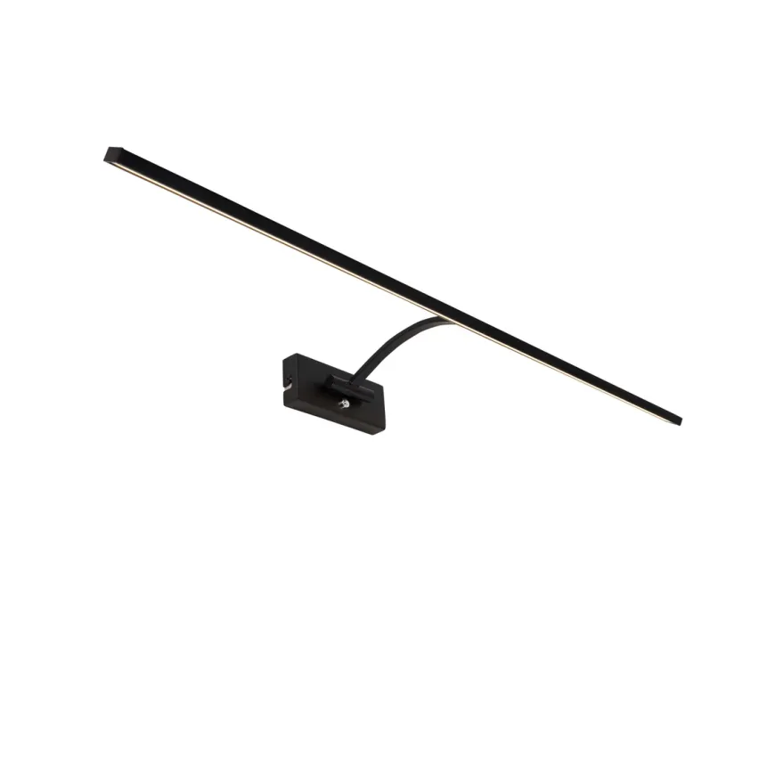 Sawa vegglampe 7W 3 steg dim - Svart