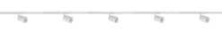 Secco spotskinne 5 spotter 2 meter - Pure white