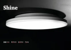 Shine 220 taklampe CS/PS 8/10/15W 2700/3000K Dimbar - Hvit