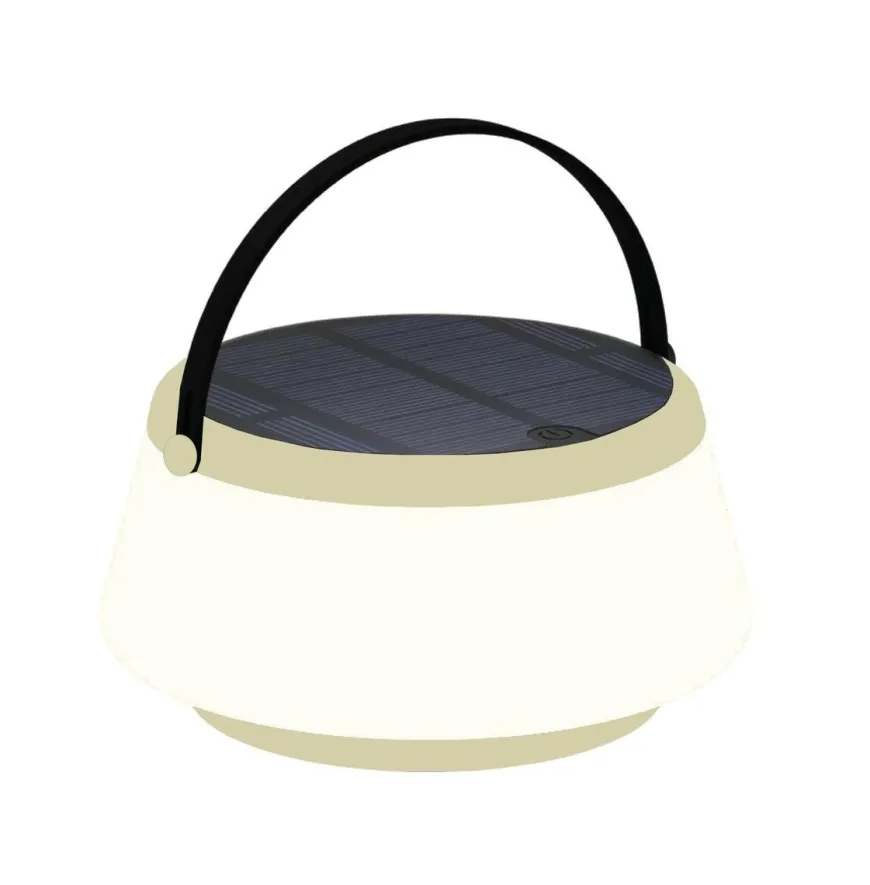 Solar bordlampe 2,2W 2700 Kelvin IP44 utendørs med solcelle