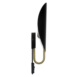 Spargo vegglampe - Svart/Messing