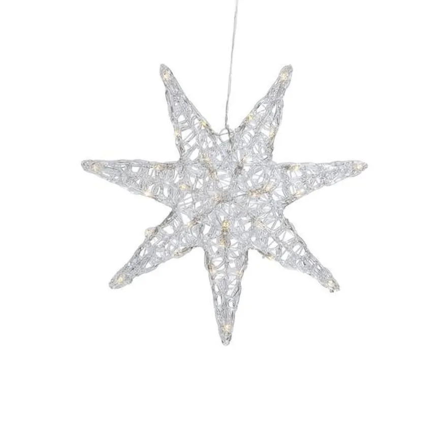 Stjerne akrylplast 45 cm