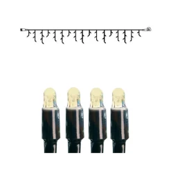 System led istappslynge 3 meter 50 lys varmhvit - Svart