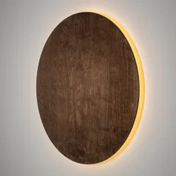 Timber rund vegglampe 75 cm 22W 3000 Kelvin