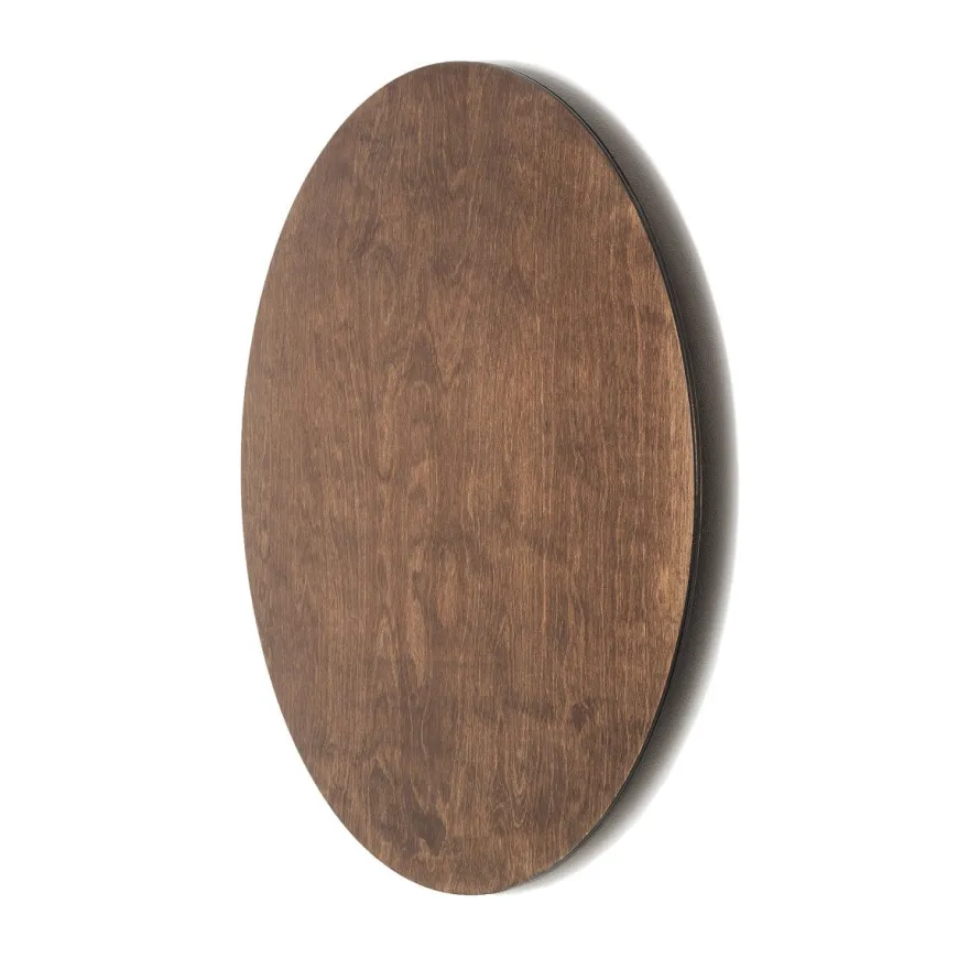 Timber rund vegglampe 50 cm 16W 3000 Kelvin