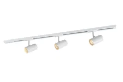 Trackline Jazz spotskinne 1 meter 3 spot - Hvit