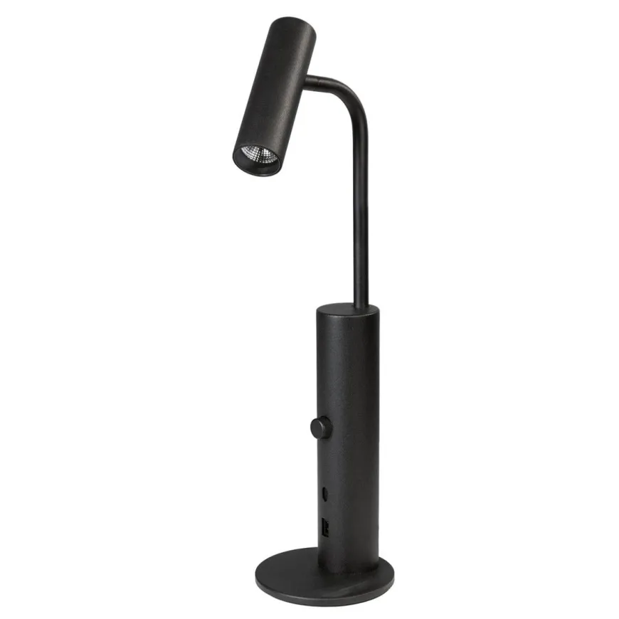 Tube micro bordlampe 2700 Kelvin med USB lading