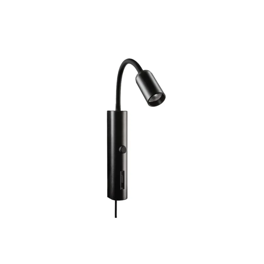 Tube vegglampe med USB 3000K dimbar
