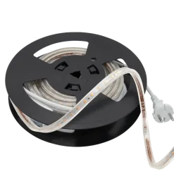 230V LED-Strip 9,2W 3000K IP65 Dimbar m/støpsel - 10 meter