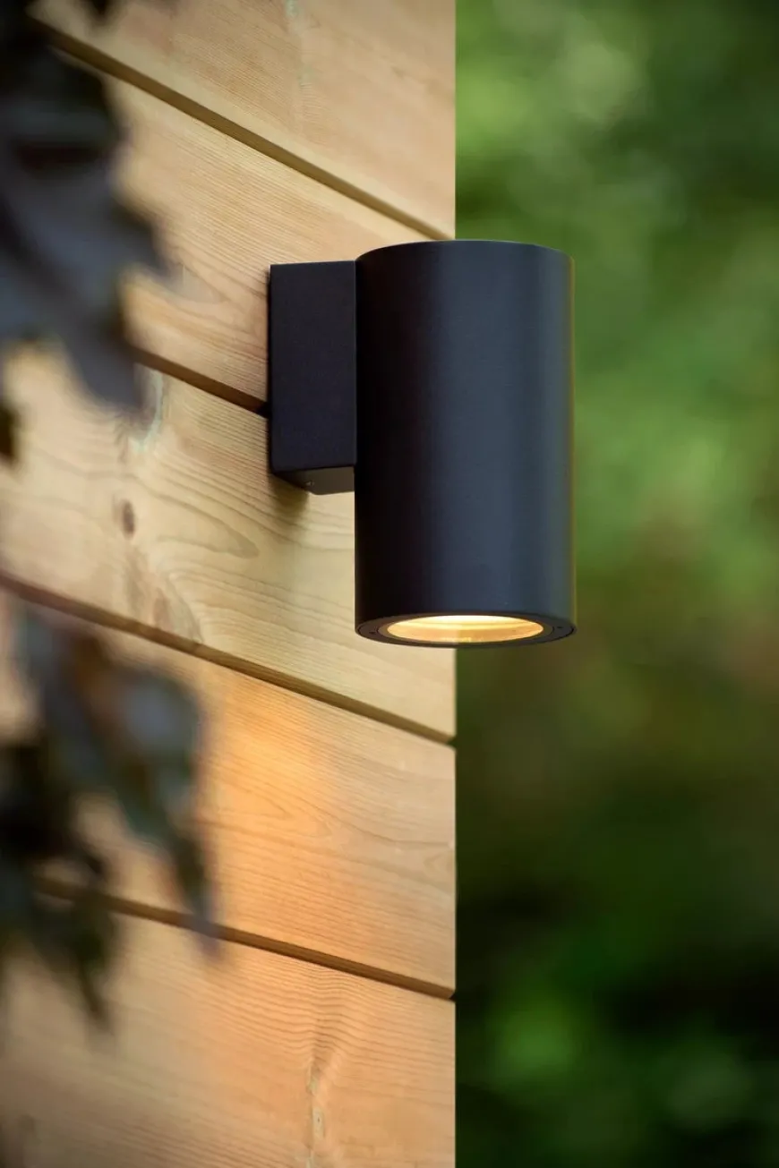 Volantis vegglampe utendørs ned IP54 E27 - Svart