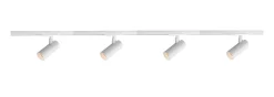 Vox Ezra spotskinne 4 spotter 2 meter 4x10W 3000K dimbar RA90 - Pure white