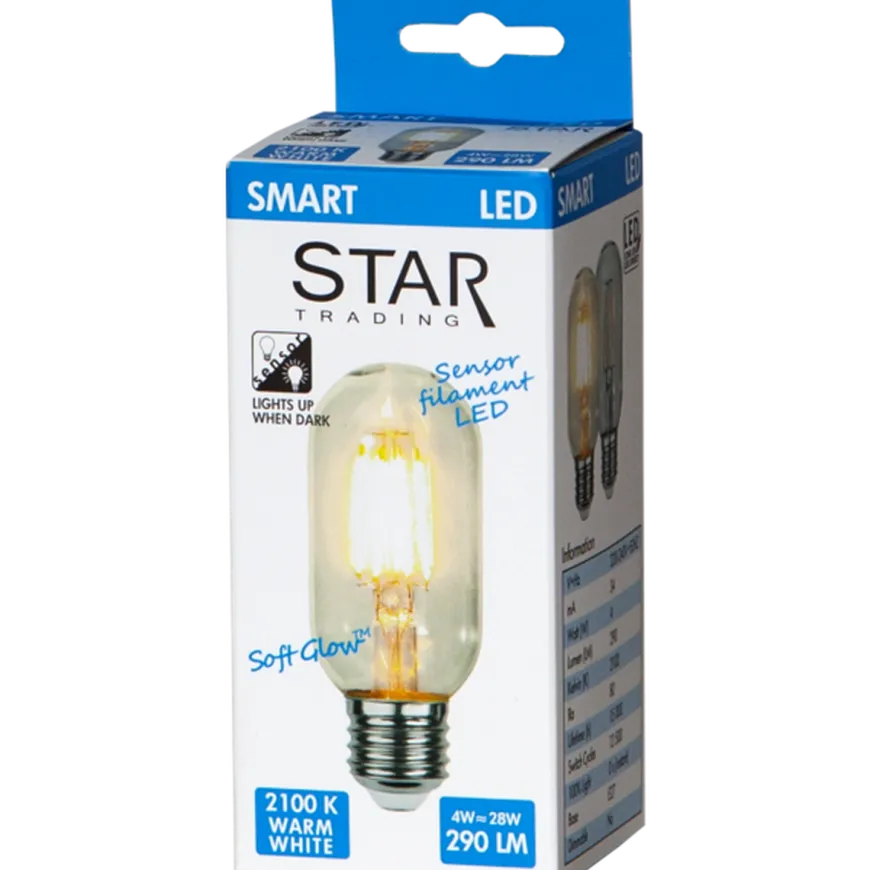 4W E27 LED med sensor 2100K 45mm