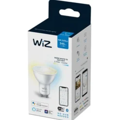 WiZ GU10 Lyspære 4,9W Wifi - Justerbar fargetemperatur 2700-6500 Kelvin
