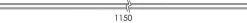 Zip 1,15m skinne